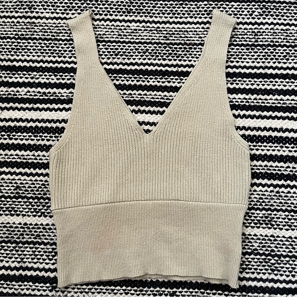 ribbed tank top